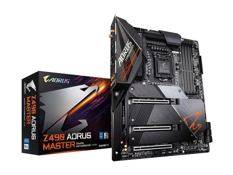 GIGABYTE Z490 AORUS MASTER LGA 1200 Intel Z490 ATX Motherboard – TechComp USA, Inc