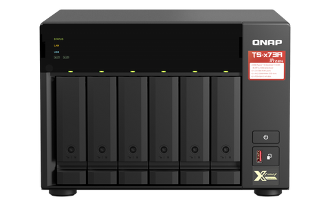 TS-673A-8G-US QNAP Desktop 6-bay NAS/iSCSI IP-SAN - TechComp USA