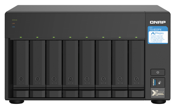 TS-832PX-4G-US QNAP 8-Bay desktop NAS