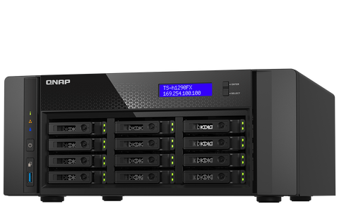 TS-h1290FX QNAP 12-Bay all-flash desktop NAS