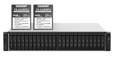 TS-h2490FU QNAP 24-Bay all-flash NAS (SPECIAL ORDER) – TechComp USA, Inc