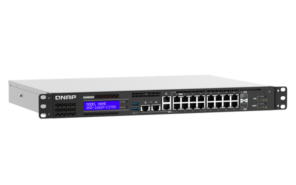 QGD-1602P Smart Edge PoE Switch with 2.5GbE and 10GbE Capability for the Wi-Fi 6 & SD-WAN Generation