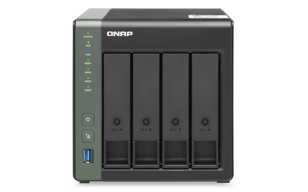 TS-431X3-4G-US QNAP 4-Bay ARM-based NAS with Hardware Encryption