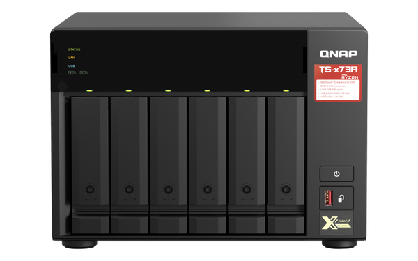 TS-673A-8G-US QNAP Desktop 6-bay NAS/iSCSI IP-SAN - TechComp USA